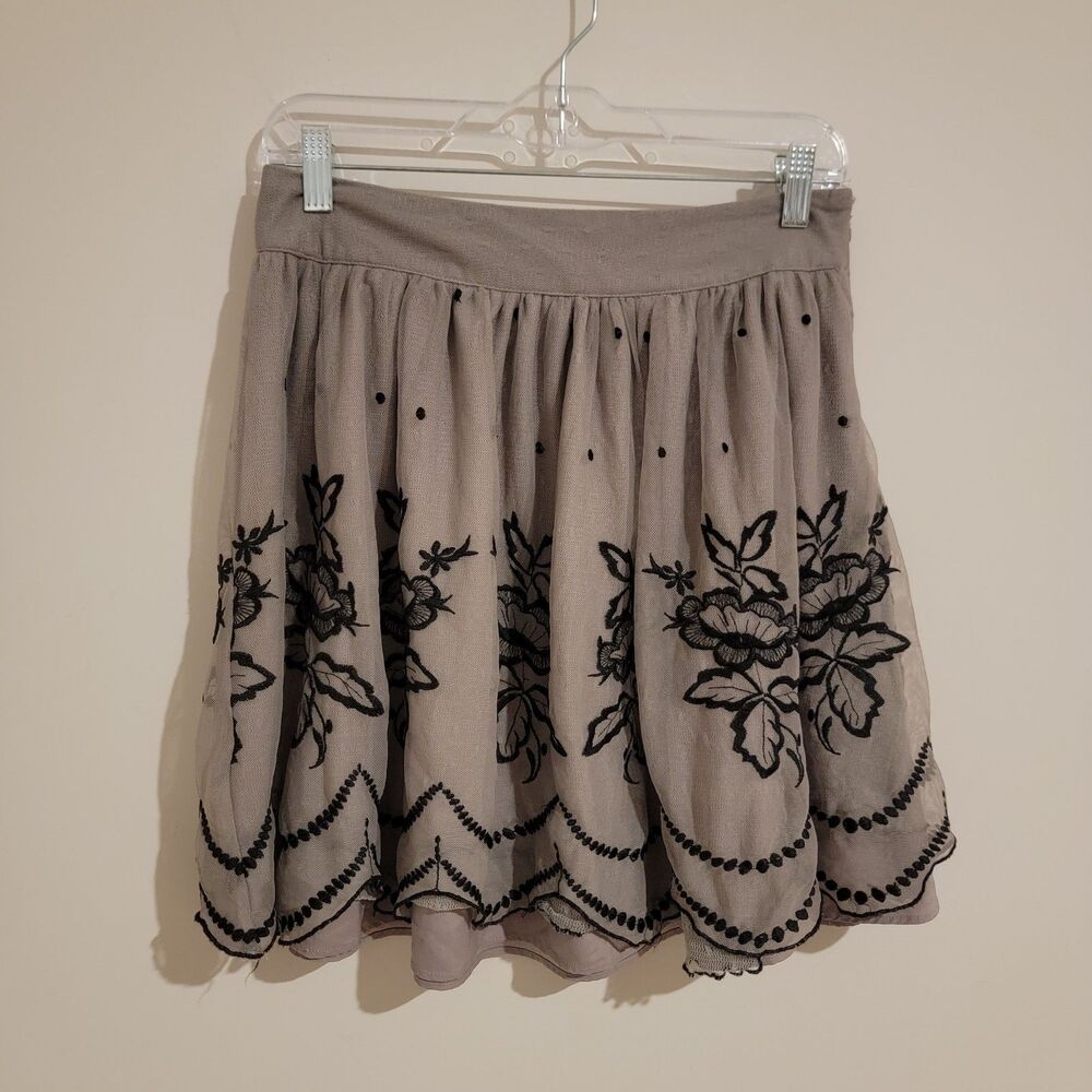 Darling Womens‎ Skirt Mini Size Medium M Whimsigoth Floral Fairy Grunge